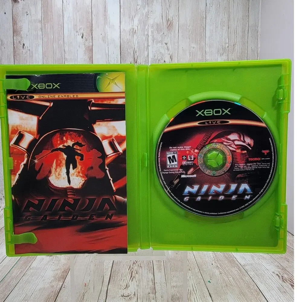 Ninja Gaiden (Microsoft Xbox, 2004) Complete With Manual